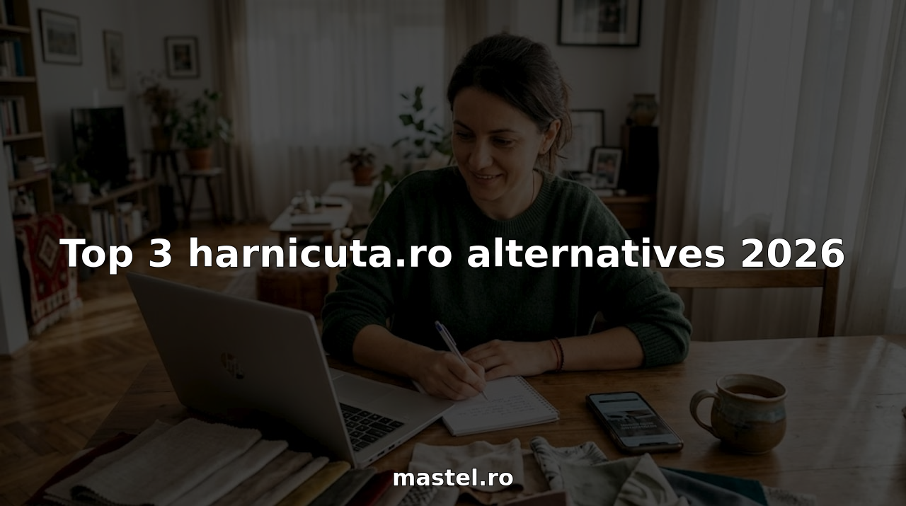 Femeie care analizează și compară ofertele de perdele din diferite magazine online